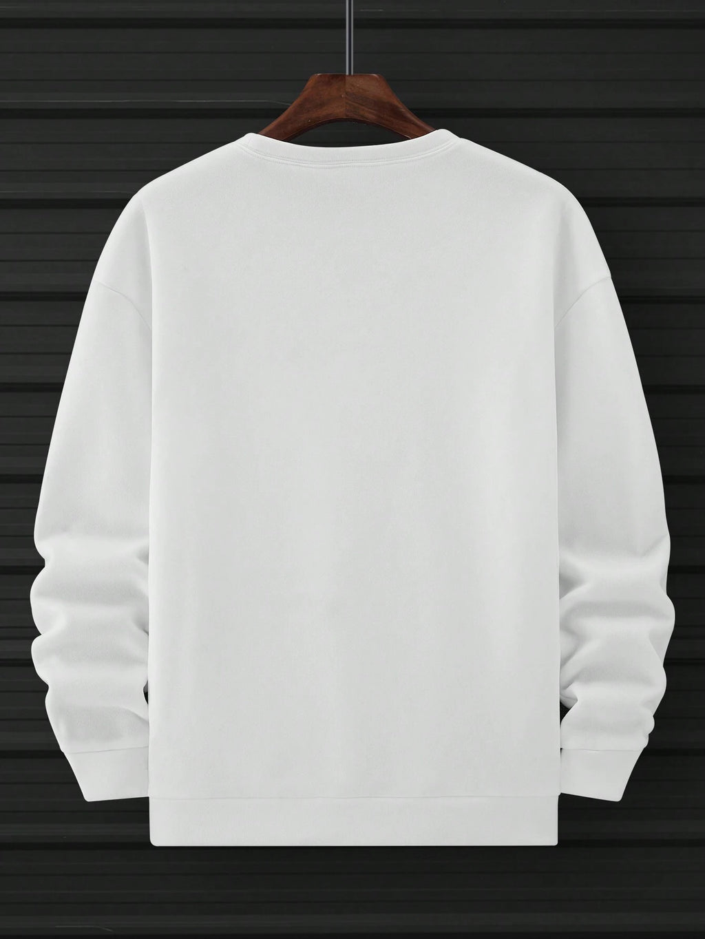 Manfinity Homme Men'S Loose Fit Letter Print Long Sleeve Vintage Going Out Sweatshirt, Friends, for Fall