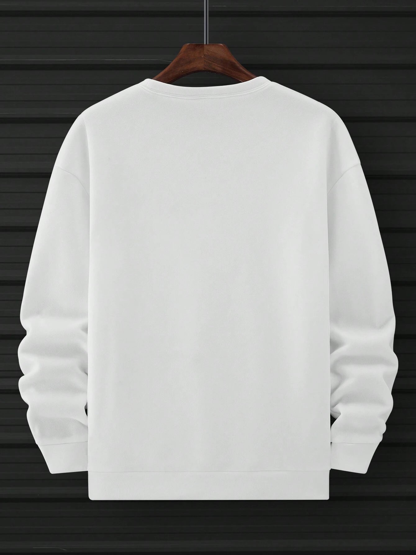 Manfinity Homme Men'S Loose Fit Letter Print Long Sleeve Vintage Going Out Sweatshirt, Friends, for Fall