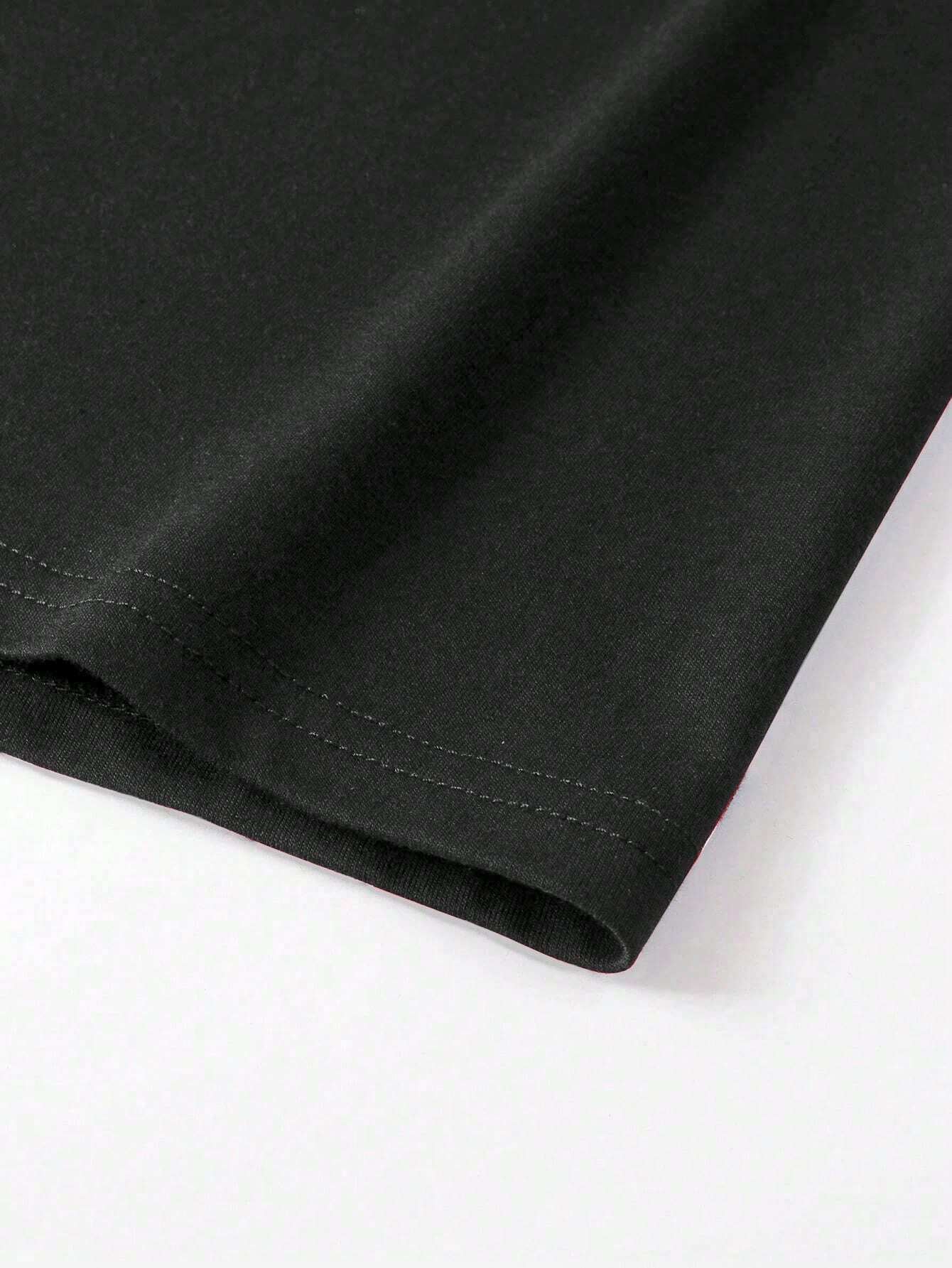 Manfinity LEGND Men Casual Summer Cross & Slogan Graphic Printed Short Sleeve T-Shirt, for Friends